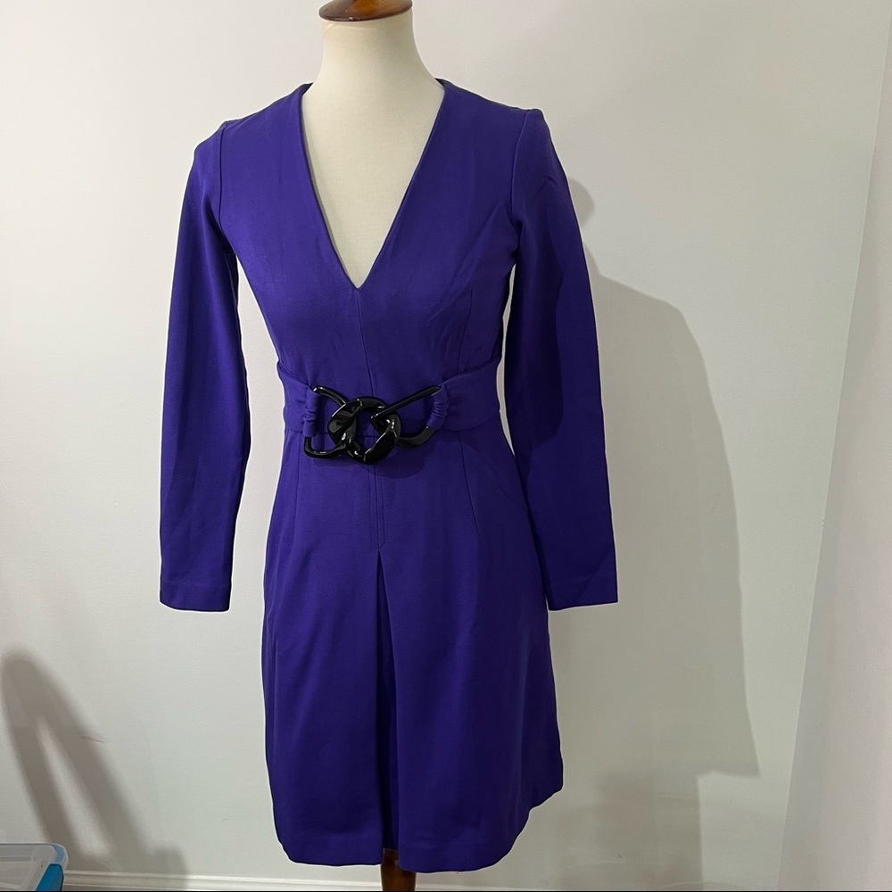 Original Milly Of New York Fit and flare Long Sleeves Dress